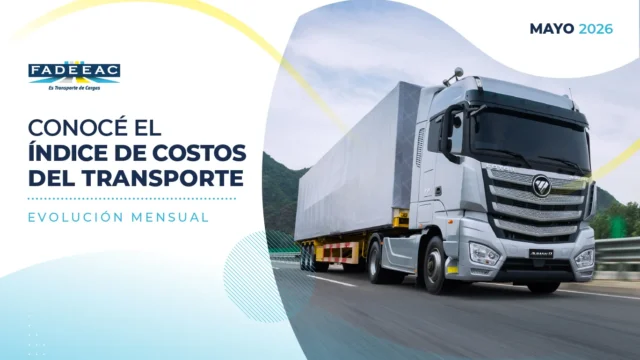 El transporte de cargas subió 1,91% en mayo y acumula 20% en 2026