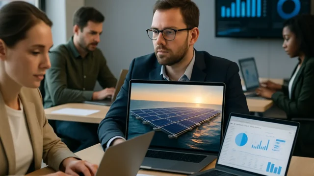 Países Bajos impulsa plataforma solar flotante para energía offshore con €3,2