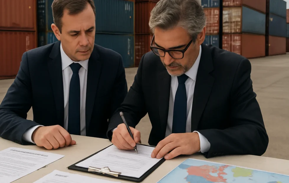 ADACE y la Asociación de Justicia Constitucional sellan acuerdo para fortalecer el comercio exterior argentino