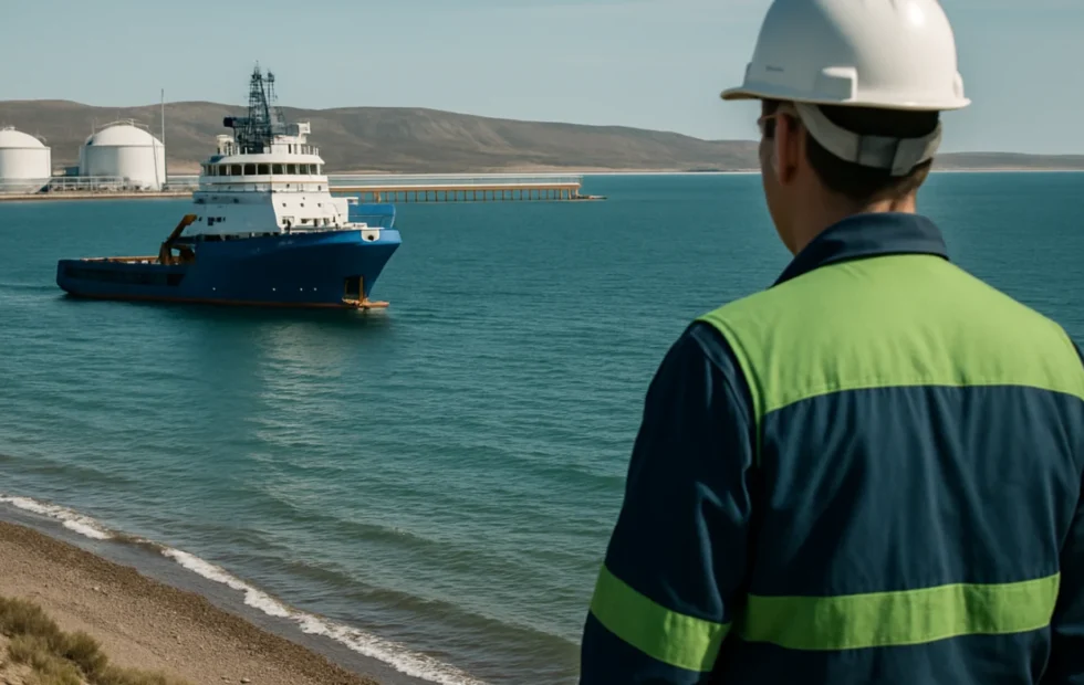 Argentina LNG y VMOS compartirán el 83% de sus trazas en Río Negro