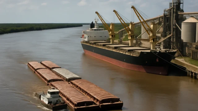El 65% de la producción agrícola argentina está a menos de 300 km de los puertos