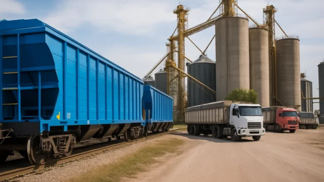 El ingreso de nuevos vagones refuerza el transporte ferroviario en plena cosecha
