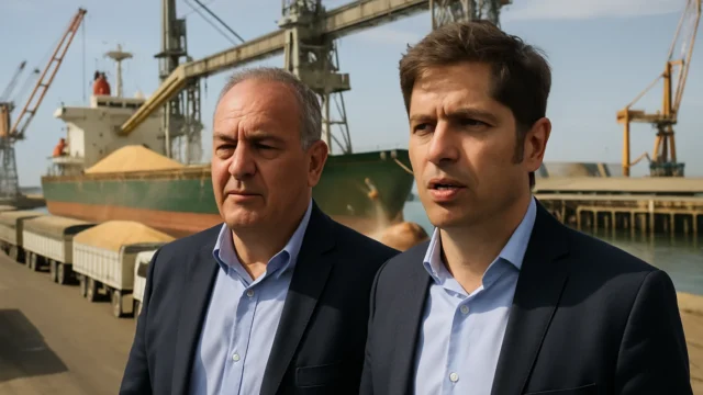 El presidente del Consorcio de Puerto Quequén expresó su apoyo político a Axel Kicillof rumbo a 2027