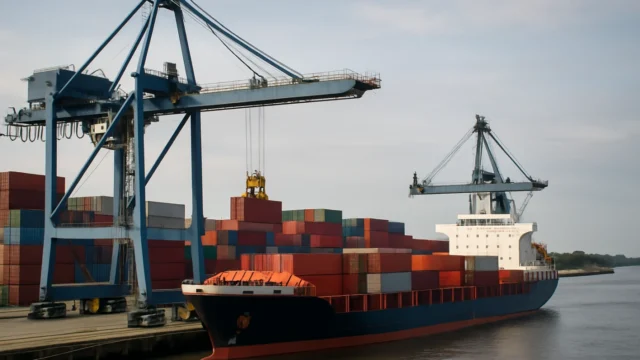 El Puerto de Concepción del Uruguay realizó la primera exportación de harina de soja no transgénica a Dinamarca