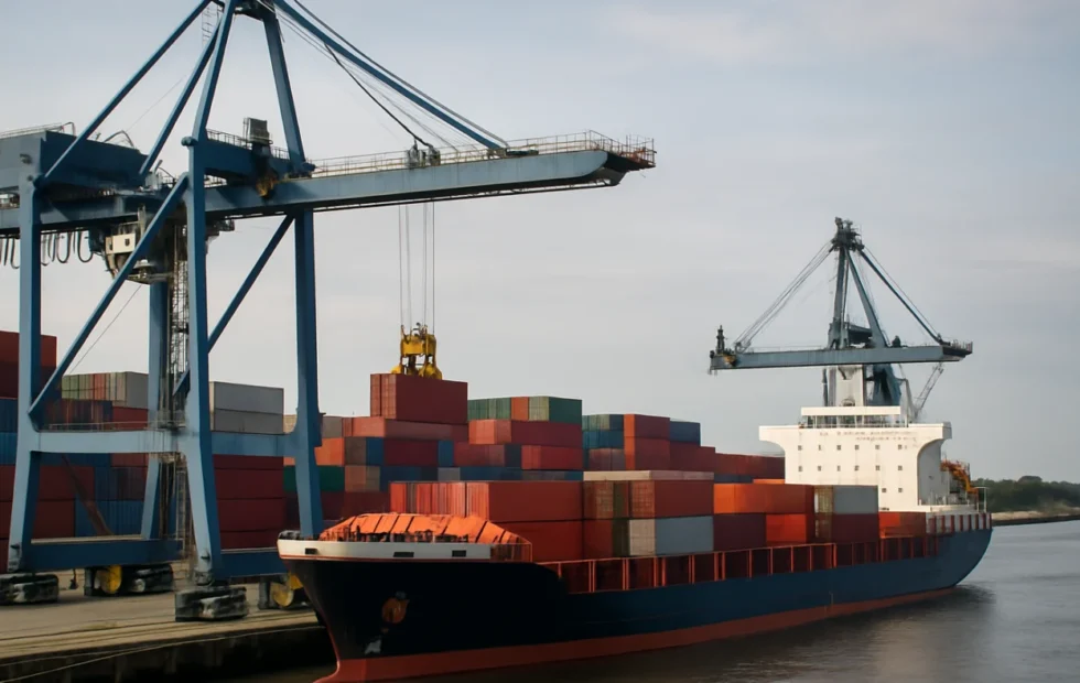 El Puerto de Concepción del Uruguay realizó la primera exportación de harina de soja no transgénica a Dinamarca