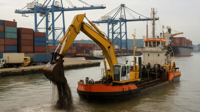 El Puerto de Santos inicia el dragado para alcanzar 16 metros
