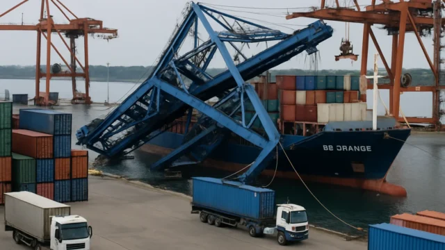 El puerto de Tyne cerrará el río para retirar los restos de una colisión