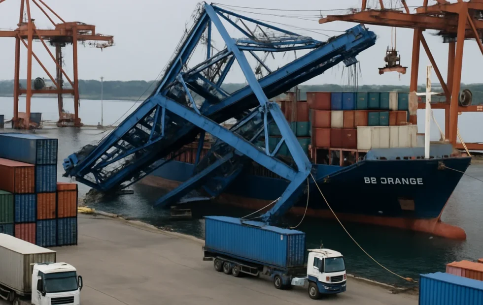 El puerto de Tyne cerrará el río para retirar los restos de una colisión