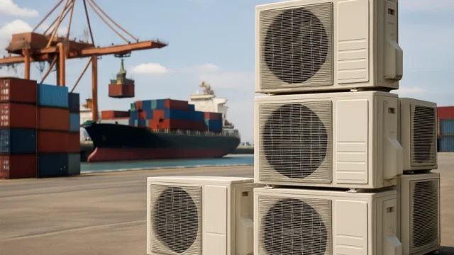 Europa dispara la demanda de aires acondicionados y reconfigura el comercio marítimo global