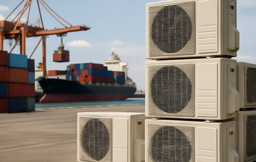 Europa dispara la demanda de aires acondicionados y reconfigura el comercio marítimo global
