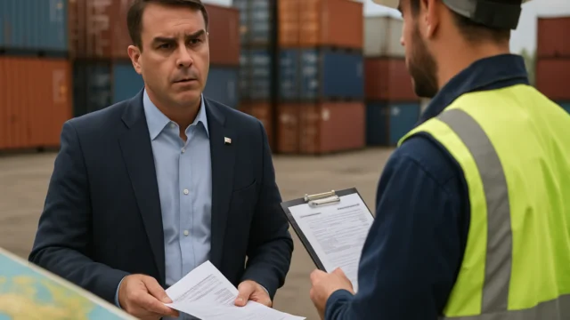 Flávio Bolsonaro solicita a EE.UU. demorar el arancel del 25% a Brasil hasta después de las elecciones