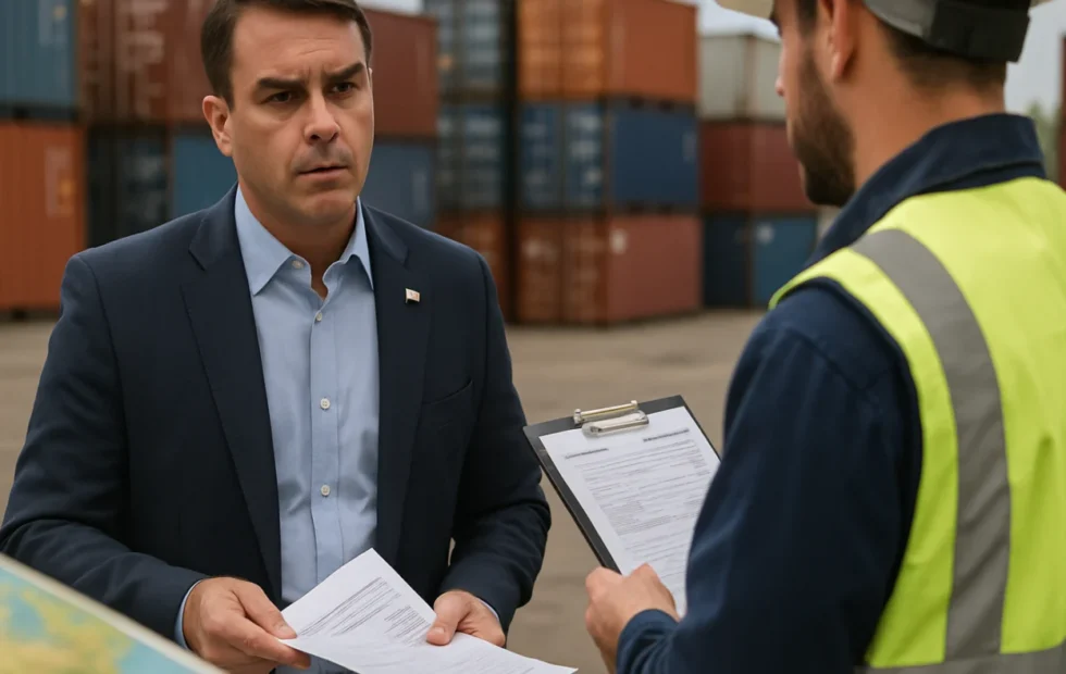 Flávio Bolsonaro solicita a EE.UU. demorar el arancel del 25% a Brasil hasta después de las elecciones