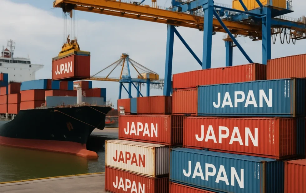 Las importaciones de contenedores de Estados Unidos desde Japón bajaron 0,2% en junio