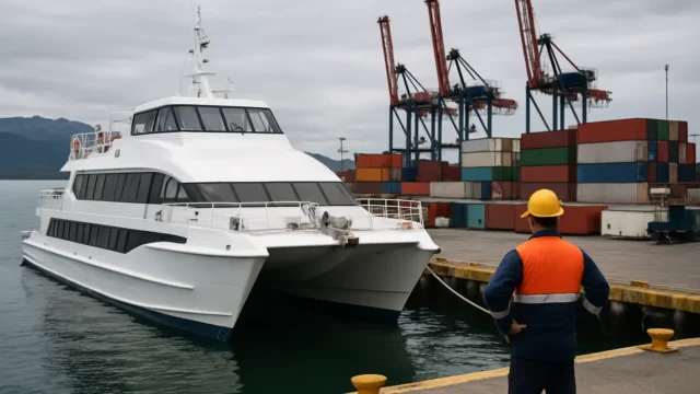 Reorganizan la operativa de catamaranes en el Puerto de Ushuaia para mejorar la seguridad