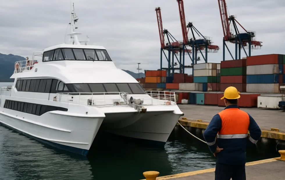 Reorganizan la operativa de catamaranes en el Puerto de Ushuaia para mejorar la seguridad
