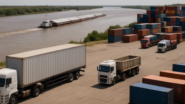 Santa Fe impulsa nuevas obras para potenciar su salida exportadora por la hidrovía