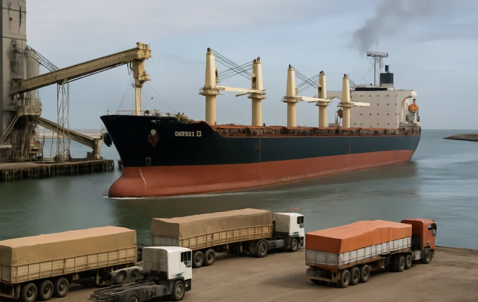 Un buque zarpa de Puerto Quequén con 68.000 toneladas de soja rumbo a China