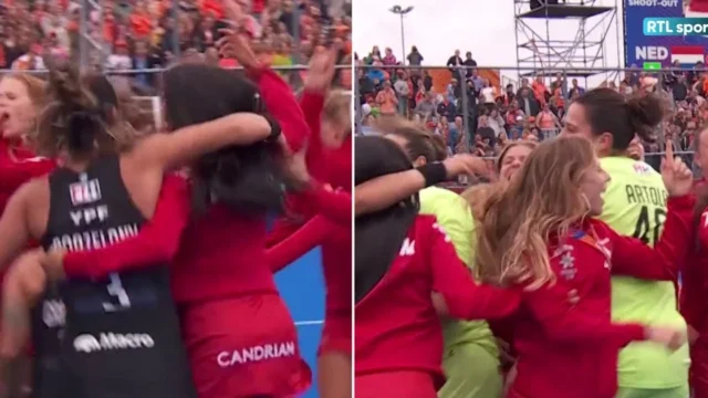 Bélgica celebró con Las Leonas tras la polémica eliminación ante Países Bajos