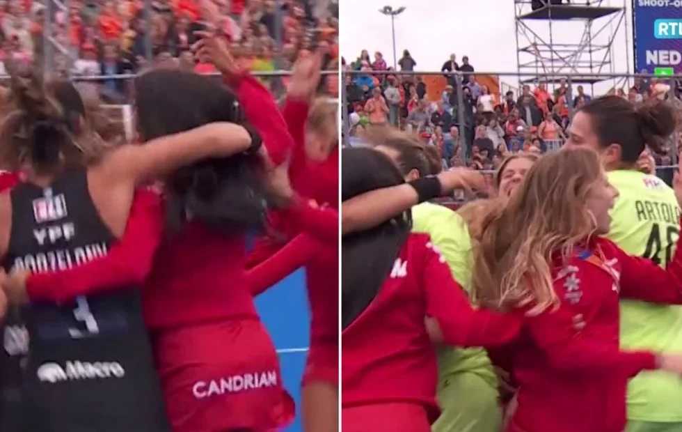 Bélgica celebró con Las Leonas tras la polémica eliminación ante Países Bajos