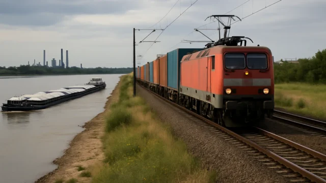 Hamburgo refuerza el tren ante la baja del Rin y las demoras fluviales