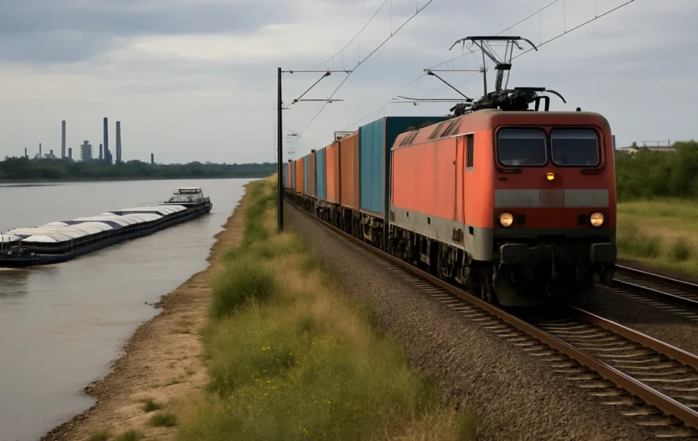 Hamburgo refuerza el tren ante la baja del Rin y las demoras fluviales
