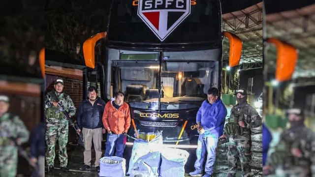 Secuestran 86,55 kilos de marihuana en un micro ligado al San Pablo en Bolivia