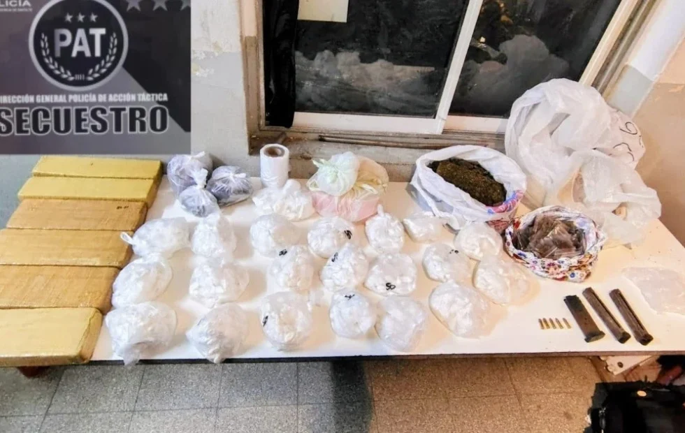 Secuestraron más de seis kilos de cocaína y marihuana en Rosario