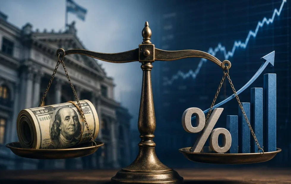 Tasas en alza: el Gobierno restringe pesos para contener el dólar