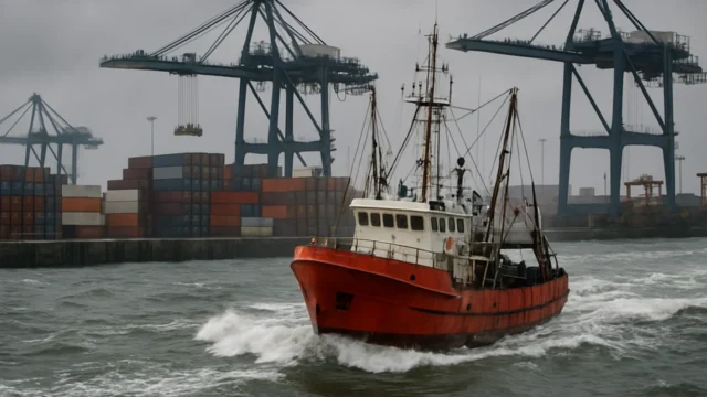 Temporal marítimo replegó a más de 150 pesqueros y aceleró el fin del langostino