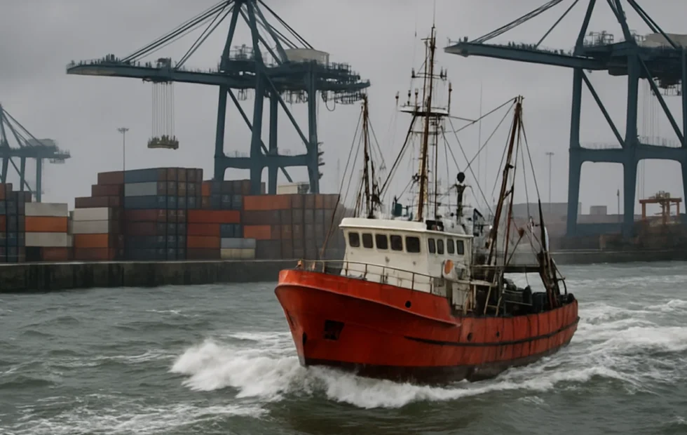 Temporal marítimo replegó a más de 150 pesqueros y aceleró el fin del langostino