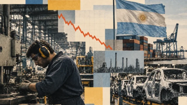 La industria argentina profundiza su caída y enfrenta una reconversión incierta