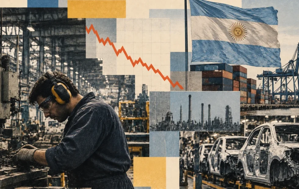 La industria argentina profundiza su caída y enfrenta una reconversión incierta